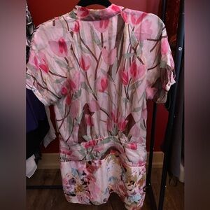 Women’s floral dress.